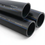 SPS HDPE Pipes PE 80 Pressure 5 Bar Outside Diameter 400 mm Thickness 15.3 mm Black | Saudi Pipes Systems (SPS)