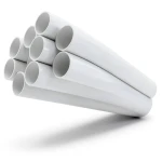 مواسير UPVC ضغط 11 بار مقاس 4 إنش سمك 4.39 مم لون أبيض