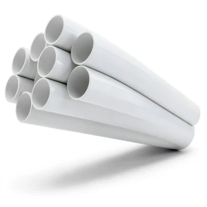 مواسير UPVC ضغط 11 بار مقاس 4 إنش سمك 4.39 مم لون أبيض