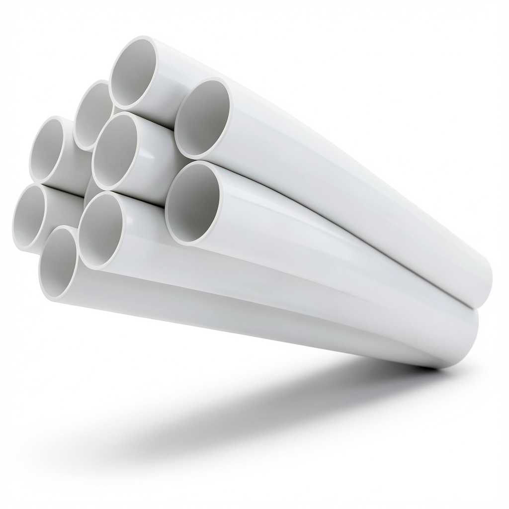 مواسير UPVC ضغط 11 بار مقاس 4 إنش سمك 4.39 مم لون أبيض