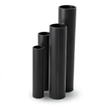 مواسير HDPE نسبة الأبعاد القياسية 41 قطر خارجي 225 مم سمك 5.5 مم لون أسود
