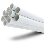 مواسير UPVC ضغط اسمي 11 بار مقاس 6 إنش سمك 6.48 مم لون أبيض