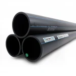 مواسير HDPE نيبروبلاست PE 100 ضغط 20 بار قطر خارجي 560 مم سمك 62.5 مم لون اسود