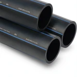 SPS HDPE Pipes PE 80 Pressure 8 Bar Outside Diameter 400 mm Thickness 23.7 mm Black | Saudi Pipes Systems (SPS)