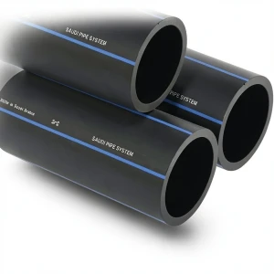 أنابيب SPS HDPE PE 80 ضغط 12.5 بار قطر خارجي 400 مم سمك 36.3 مم أسود | مصنع أنظمة الانابيب السعودي (SPS)
