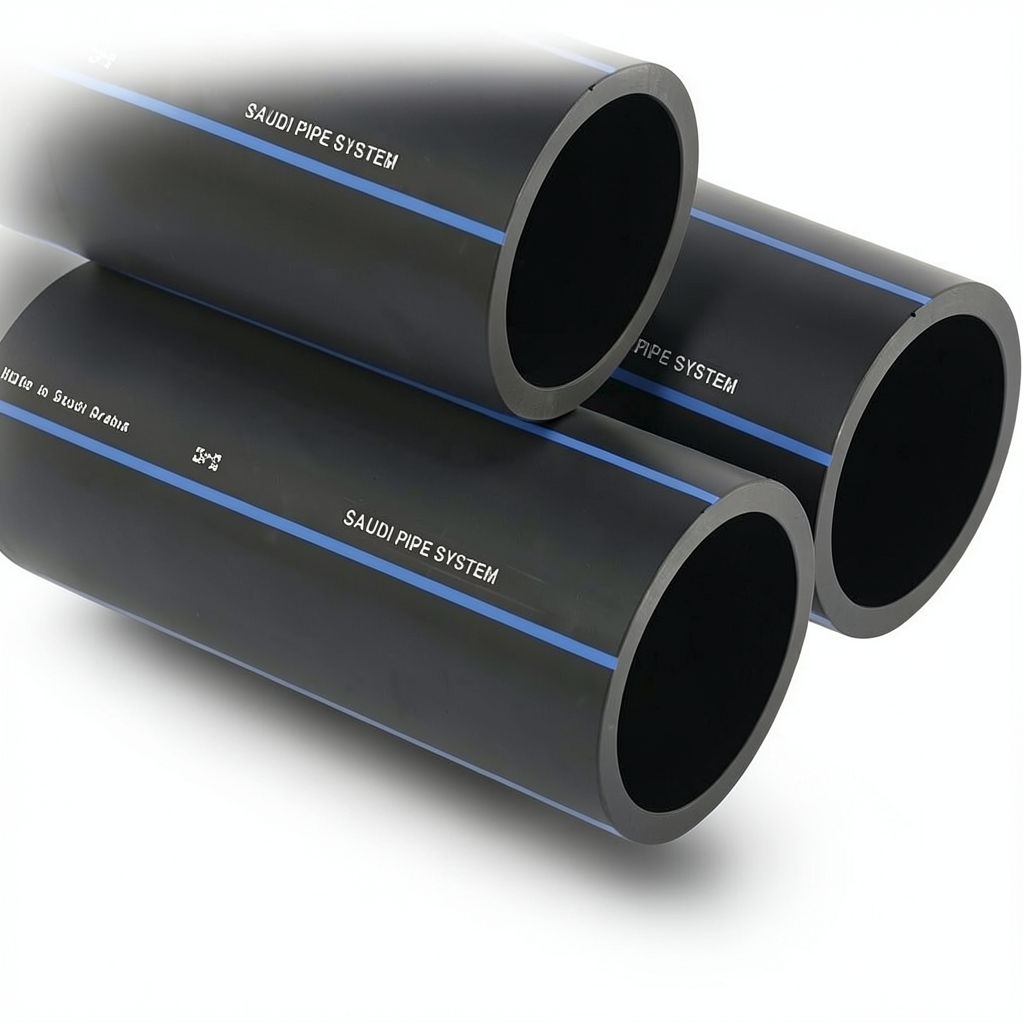 SPS HDPE Pipes PE 80 Pressure 12.5 Bar OD 400 mm Thickness 36.3 mm Black | Saudi Pipes Systems (SPS)