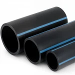 أنابيب HDPE الوطني لشبكات المياه  ضغط 10 بار قطر خارجي 315 مم سمك 12.1 مم لون اسود