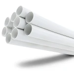 مواسير UPVC مقاس 3 إنش سمك 2.74 مم ضغط 8.6 بار لون أبيض