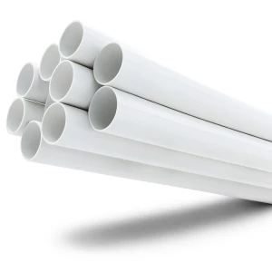 مواسير UPVC مقاس 3 إنش سمك 2.74 مم ضغط 8.6 بار لون أبيض