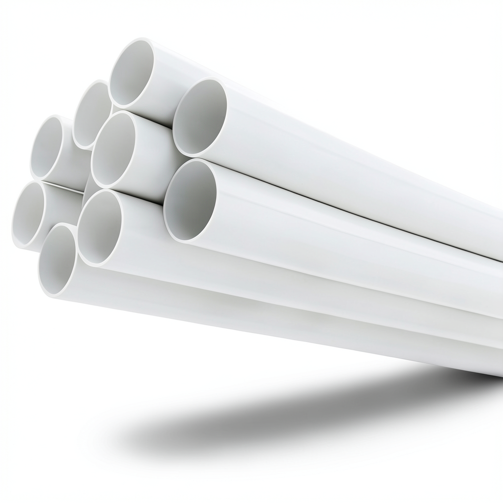UPVC Pipes 3 Inch Size 2.74 mm Thickness 8.6 Bar Pressure White