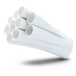 مواسير UPVC مقاس 4 إنش سمك 3.51 مم ضغط 8.6 بار لون أبيض