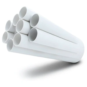 مواسير UPVC مقاس 6 إنش ضغط 8.6 بار سمك 5.18 مم لون أبيض