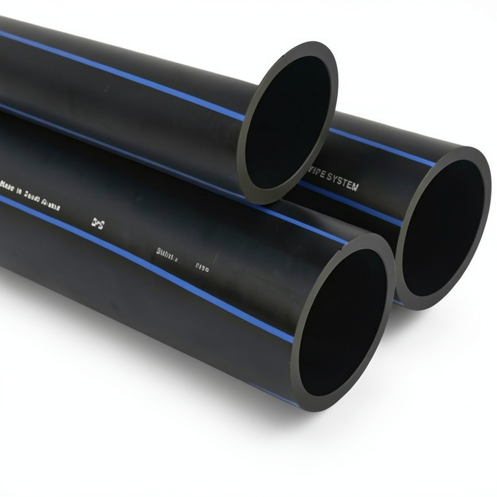 مواسير SPS HDPE PE 80 ضغط 5 بار قطر خارجي 500 مم سمك 19.1 مم لون أسود | مصنع أنظمة الانابيب السعودي (SPS)