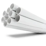 مواسير UPVC ضغط 8.6 بار مقاس 8 إنش سمك 6.73 مم لون أبيض