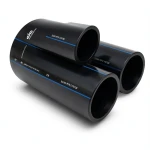 SPS HDPE Pipes PE 80 Pressure 8 Bar Outside Diameter 500 mm Thickness 29.7 mm Black | Saudi Pipes Systems (SPS)