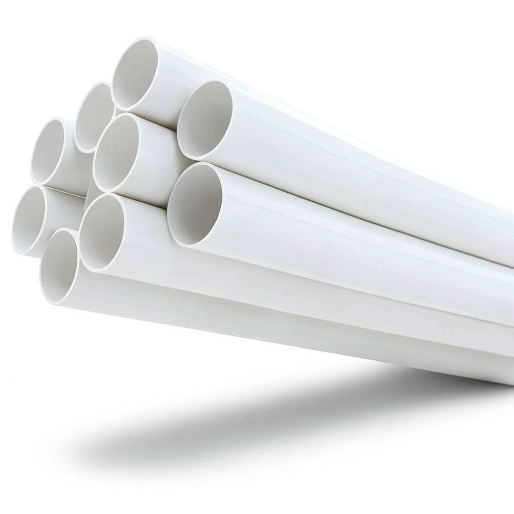 مواسير UPVC مقاس 4 إنش ضغط 6.9 بار سمك 2.80 مم لون أبيض