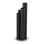 مواسير HDPE نسبة الأبعاد القياسية 41 قطر خارجي 450 مم سمك 11 مم لون أسود