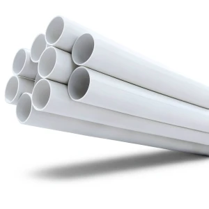 مواسير UPVC ضغط اسمي 6.9 بار مقاس 6 إنش سمك 4.11 مم لون أبيض