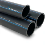 SPS HDPE Pipes PE 80 Pressure 12.5 Bar Diameter 450 mm Thickness 40.9 mm Black | Saudi Pipes Systems (SPS)
