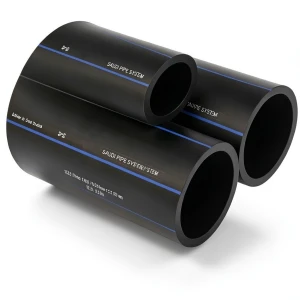 مواسير HDPE السعودي PE 80 ضغط 12.5 بار قطر خارجي 500 مم سمك 45.4 مم لون اسود | مصنع أنظمة الانابيب السعودي (SPS)