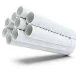 مواسير UPVC ضغط 6.9 بار مقاس 8 إنش سمك 5.33 مم لون أبيض