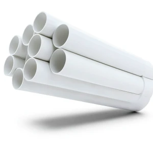 مواسير UPVC ضغط 6.9 بار مقاس 8 إنش سمك 5.33 مم لون أبيض