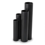 مواسير HDPE نسبة الأبعاد القياسية 41 قطر خارجي 500 مم سمك 12.3 مم أسود