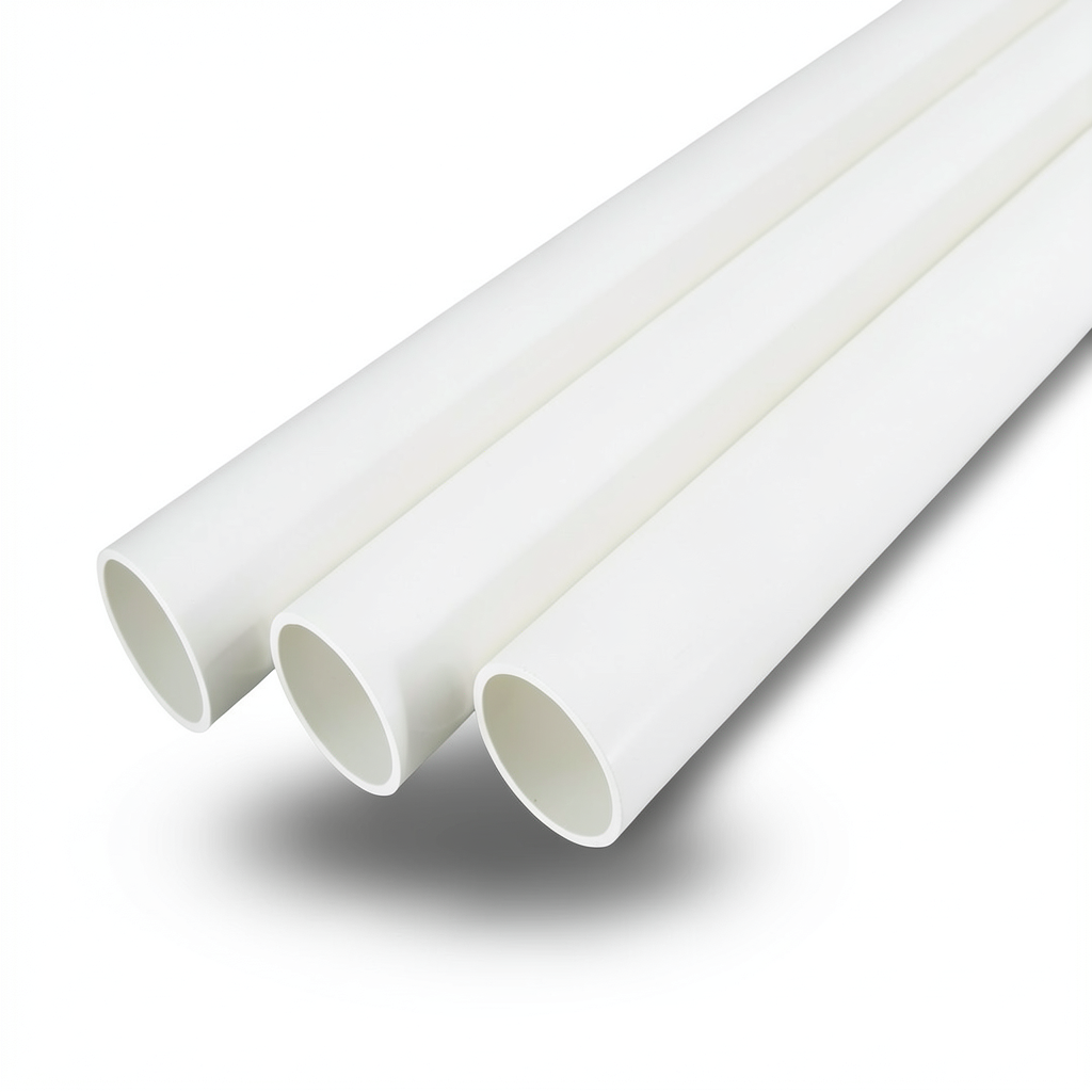 UPVC Pipes Schedule 40 Bar Size 3 inch Thickness 5.49 mm White