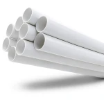 مواسير UPVC مقاس 3 إنش سمك 3.43 مم لون أبيض ضغط 11 بار