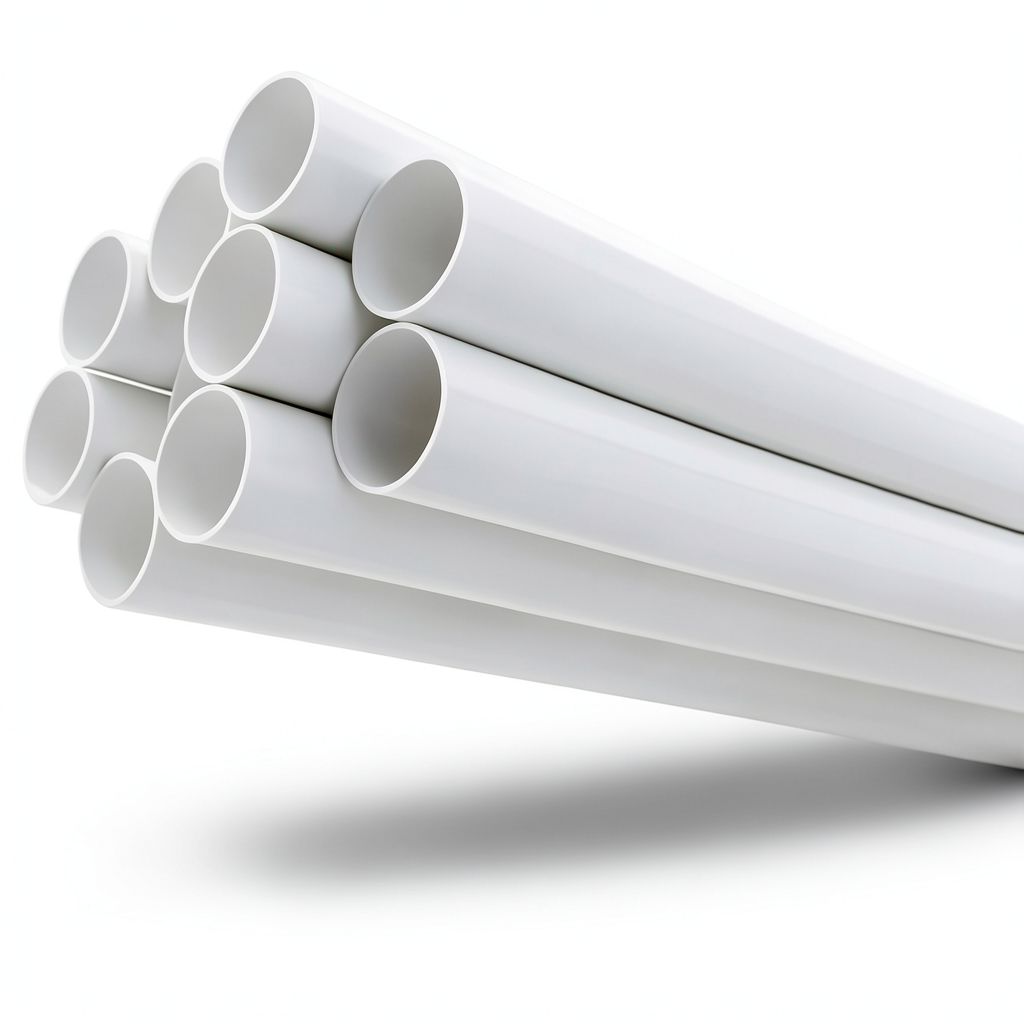 مواسير UPVC مقاس 3 إنش سمك 3.43 مم لون أبيض ضغط 11 بار