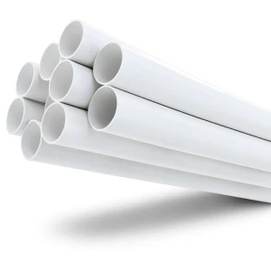 مواسير UPVC ضغط 11 بار مقاس 4 إنش سمك 4.39 مم لون أبيض