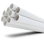 UPVC Pipes 8 Inch Thickness 8.43 mm Pressure 11 Bar White