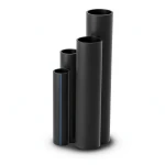 مواسير HDPE SDR 41 قطر خارجي 140 مم سمك 3.5 مم لون أسود