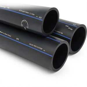 مواسير HDPE SPS PE 80 ضغط 12.5 بار قطر خارجي 560 مم سمك 50.8 مم لون أسود | مصنع أنظمة الانابيب السعودي (SPS)