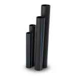 مواسير HDPE نسبة الأبعاد القياسية 41 قطر خارجي 160 مم سمك 4 مم لون أسود
