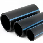 أنابيب HDPE الوطني لشبكات المياه  ضغط 10 بار قطر خارجي 315 مم سمك 12.1 مم لون اسود
