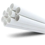 مواسير UPVC مقاس 2 إنش سمك 1.85 مم ضغط 8.6 بار لون أبيض