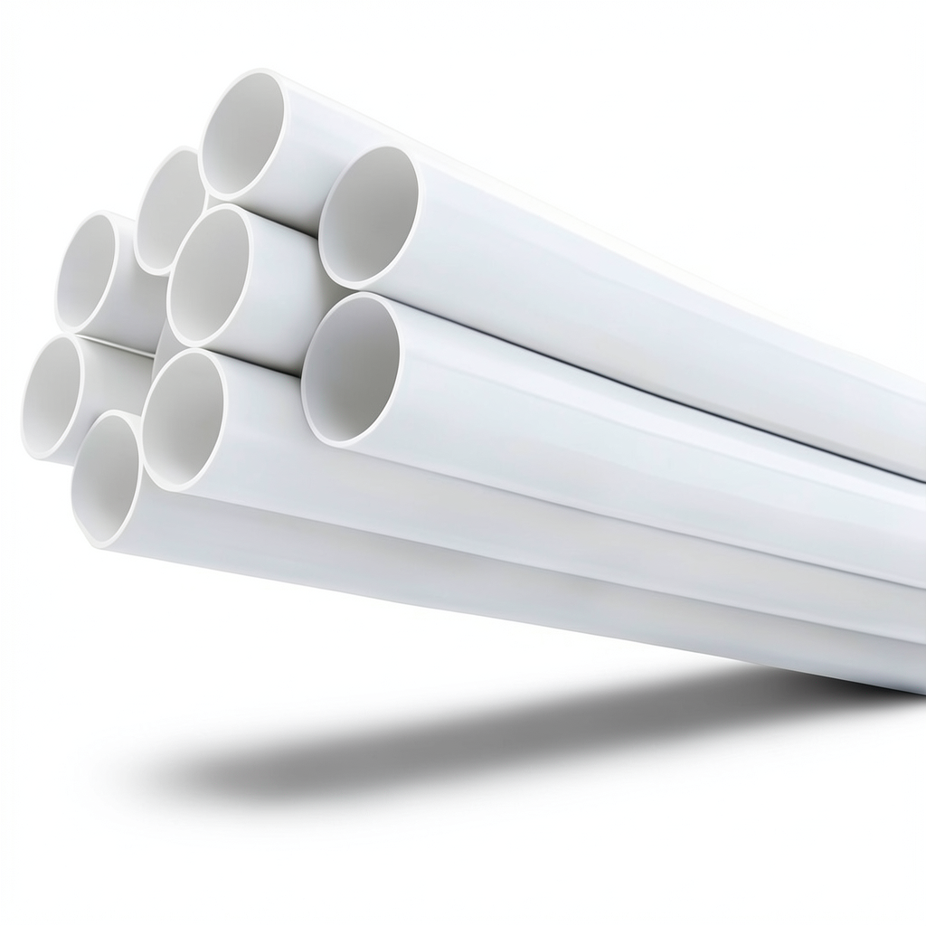 UPVC Pipes 3 Inch Size 2.74 mm Thickness 8.6 Bar Pressure White
