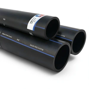 SPS HDPE Pipes PE 80 Pressure 8 Bar Outside Diameter 560 mm Thickness 33.2 mm Black | Saudi Pipes Systems (SPS)