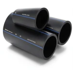 SPS HDPE Pipe PE 80 Pressure 12.5 Bar Size 630 mm Thickness 57.2 mm Black | Saudi Pipes Systems (SPS)