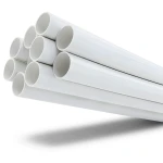 مواسير UPVC ضغط 8.6 بار مقاس 8 إنش سمك 6.73 مم لون أبيض