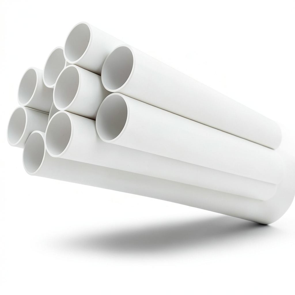UPVC Pipes Nominal Pressure 6.9 Bar Size 3 Inch Thickness 2.16 mm White