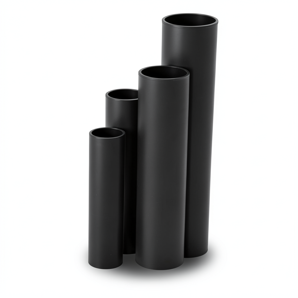 مواسير HDPE SDR 41 قطر خارجي 280 مم سمك 6.9 مم لون أسود