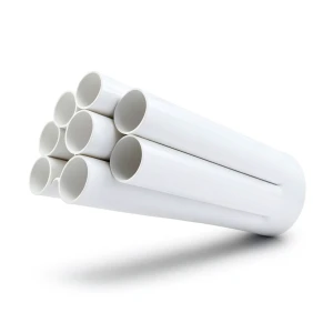 مواسير UPVC ضغط 6.9 بار مقاس 8 إنش سمك 5.33 مم لون أبيض