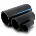 مواسير HDPE الوطني لشبكات المياه  ضغط 8 بار قطر خارجي 63 مم سمك 2.5 مم لون اسود
