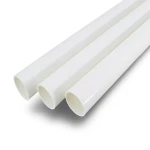 مواسير UPVC جدول 40 مقاس 2 إنش سمك 3.91 مم لون أبيض