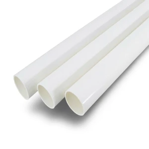 مواسير UPVC جدول 40 مقاس 2 إنش سمك 3.91 مم لون أبيض