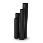 مواسير HDPE SDR 51 قطر خارجي 140 مم سمك 2.8 مم لون أسود