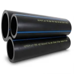 أنابيب HDPE PE 80 ضغط 16 بار قطر خارجي 16 مم سمك 1.8 مم لون أسود | نيبروبلاست