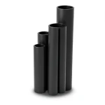 مواسير HDPE نسبة الأبعاد القياسية 41 قطر خارجي 450 مم سمك 11 مم لون أسود